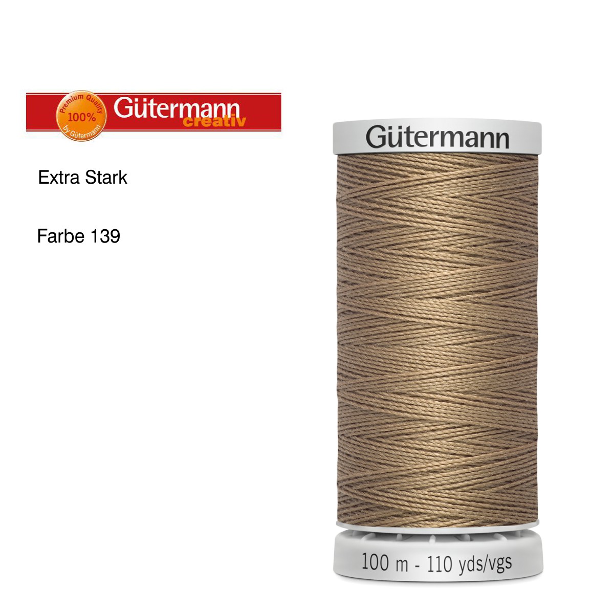 Gütermann Extra-Stark Nähgarn M782 Farbe  139